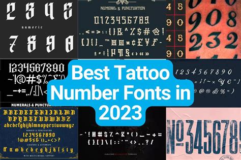 number tattoos font|15 Best Number Font Tattoos To Make A Statement .